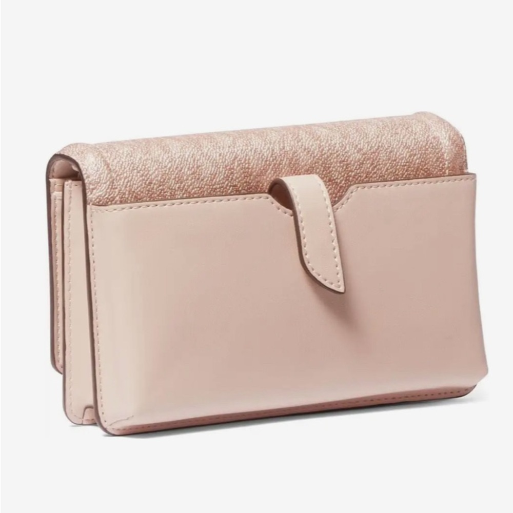 MICHAEL KORS  Bag JS Charm Small Phone Crossbody Ballet Pink NEW -Minor Defect - Picture 4 of 6